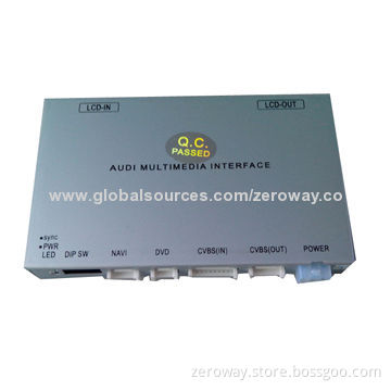 Car Video Interface for Audi A3 with GPS Receiver and Rear Camera